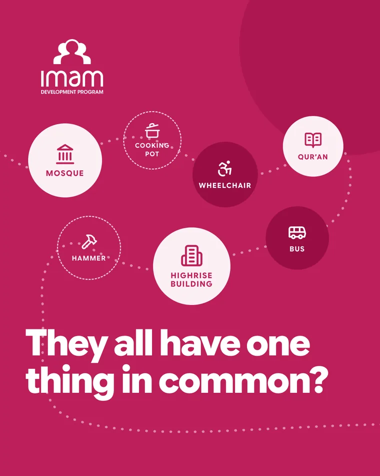 After: a social post on IDP pink, made by the marketing manager on the system
